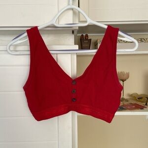 Vintage Red Bralette